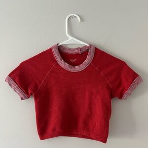 Free people red shirt